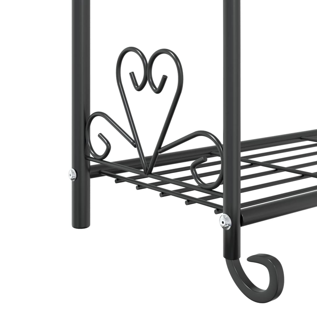 8720845670399_g_en_hd_5 vidaXL Flower Rack Black 56x30x96 cm Steel - Image 7