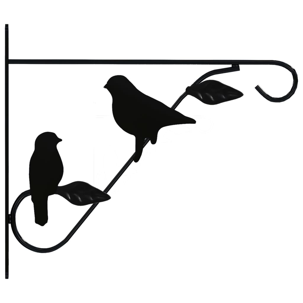 8720845670467_g_en_hd_2 vidaXL Hanging Basket Brackets 4 pcs Black Steel - Image 4