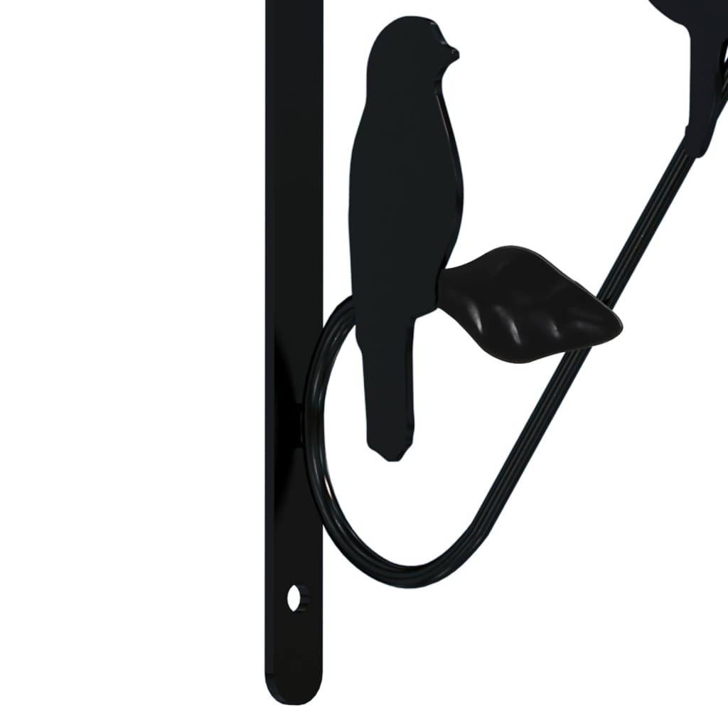 8720845670467_g_en_hd_4 vidaXL Hanging Basket Brackets 4 pcs Black Steel - Image 6