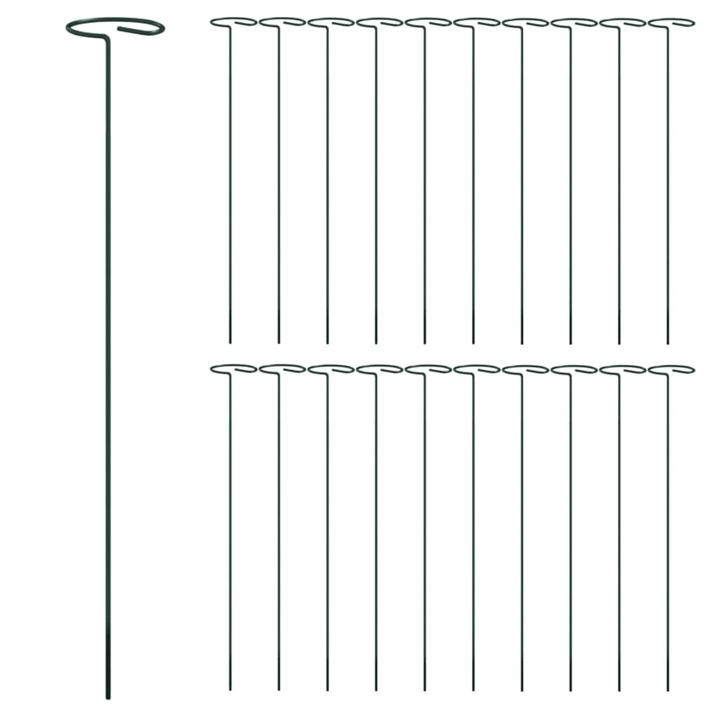 8720845670474_g_en_hd_1 vidaXL Garden Plant Stakes 20 pcs Dark Green 40 cm Steel - Image 3