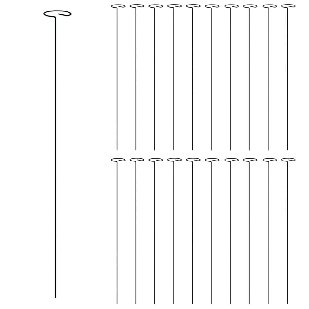 8720845670481_g_en_hd_1 vidaXL Garden Plant Stakes 20 pcs Dark Green 61 cm Steel - Image 3