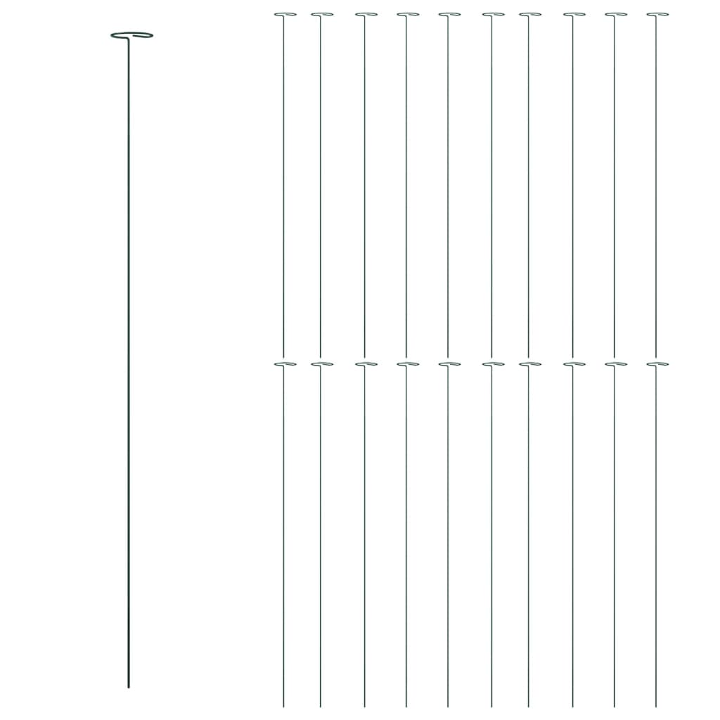 8720845670498_g_en_hd_1 vidaXL Garden Plant Stakes 20 pcs Dark Green 91 cm Steel - Image 3