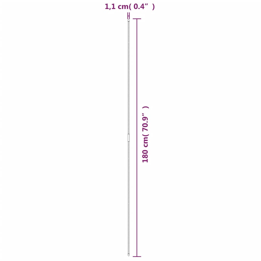 8720845670542_g_en_hd_3 vidaXL Garden Plant Stakes 30 pcs Green 180 cm Steel - Image 5