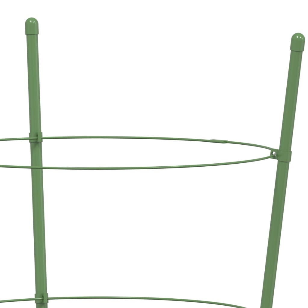 8720845670580_g_en_hd_5 vidaXL Garden Plant Supports with 4 Rings 5 pcs Green 90 cm Steel - Image 7