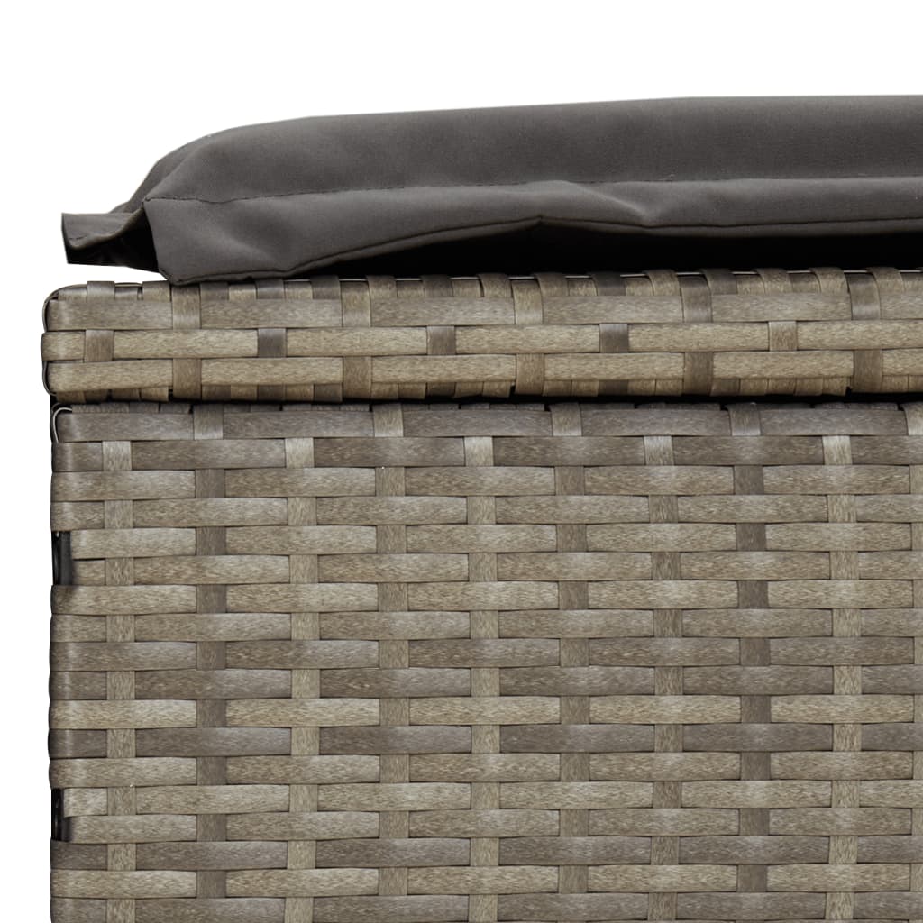 8720845670863_g_en_hd_9 vidaXL 2-Person Sunbed with Round Roof Grey 211x112x140 cm Poly Rattan - Image 11