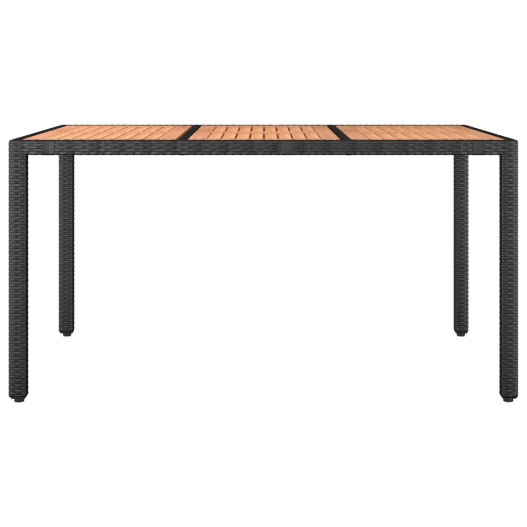 8720845671143_g_en_hd_1 vidaXL Garden Table with Wooden Top Black Poly Rattan&Solid Wood Acacia - Image 3