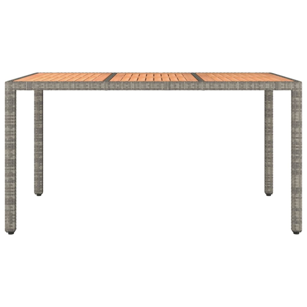 8720845671150_g_en_hd_1 vidaXL Garden Table with Wooden Top Grey Poly Rattan&Solid Wood Acacia - Image 3