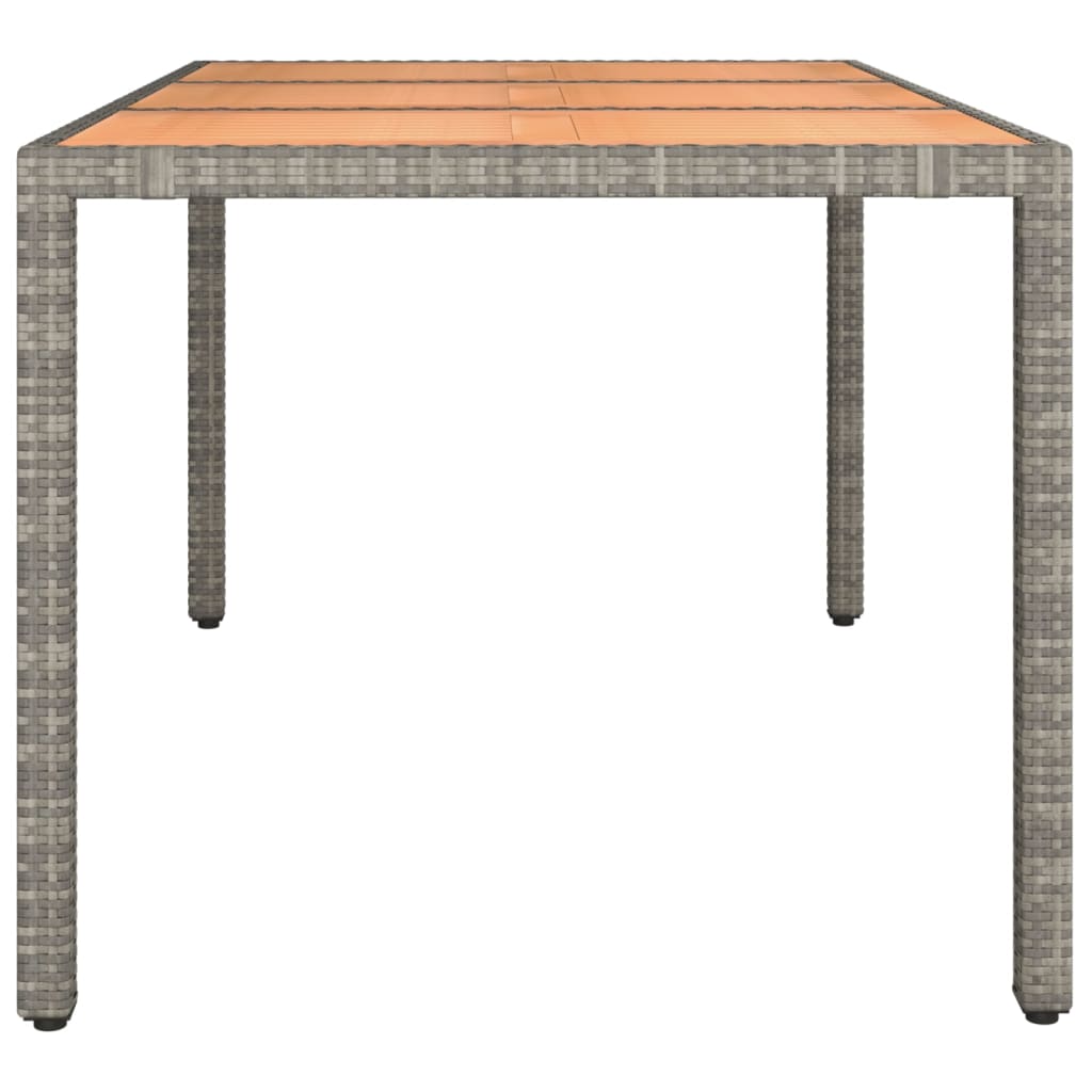8720845671150_g_en_hd_2 vidaXL Garden Table with Wooden Top Grey Poly Rattan&Solid Wood Acacia - Image 4