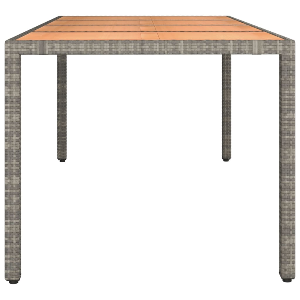8720845671181_g_en_hd_2 vidaXL Garden Table with Wooden Top Grey Poly Rattan&Solid Wood Acacia - Image 4