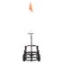 vidaXL Fishing Trolley Black Steel - Image 4