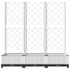 vidaXL Garden Planter with Trellis White 120x40x121.5 cm PP - Image 4
