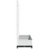 vidaXL Garden Planter with Trellis White 120x40x121.5 cm PP - Image 5