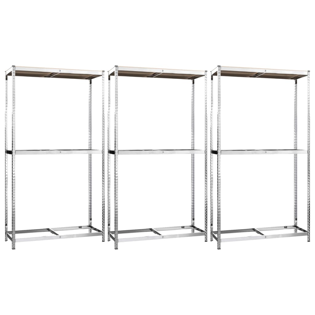 8720845674960_a_en_hd_1 vidaXL 2-Layer Tire Racks 3 pcs Silver 110x40x180 cm Steel - Image 2