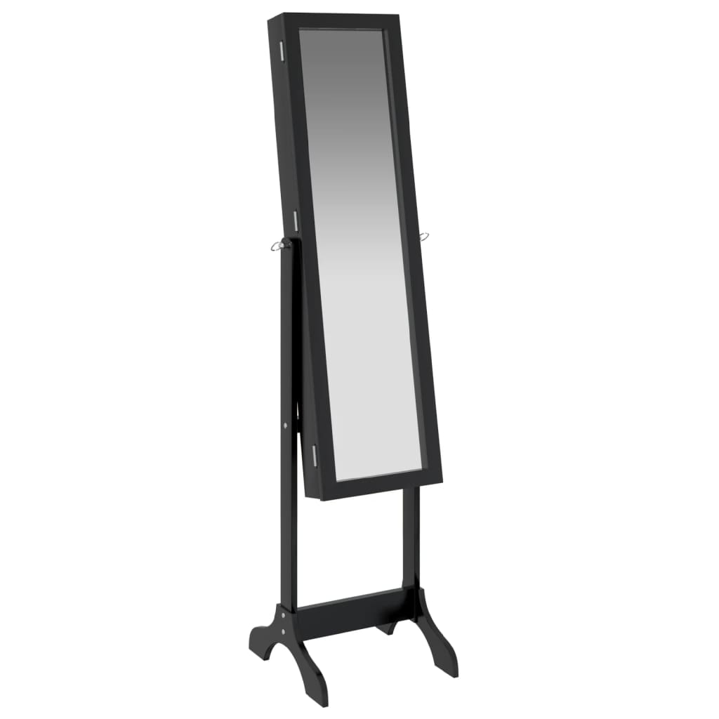 8720845675011_a_en_hd_1 vidaXL Free-Standing Mirror Black 34x37x146 cm - Image 2