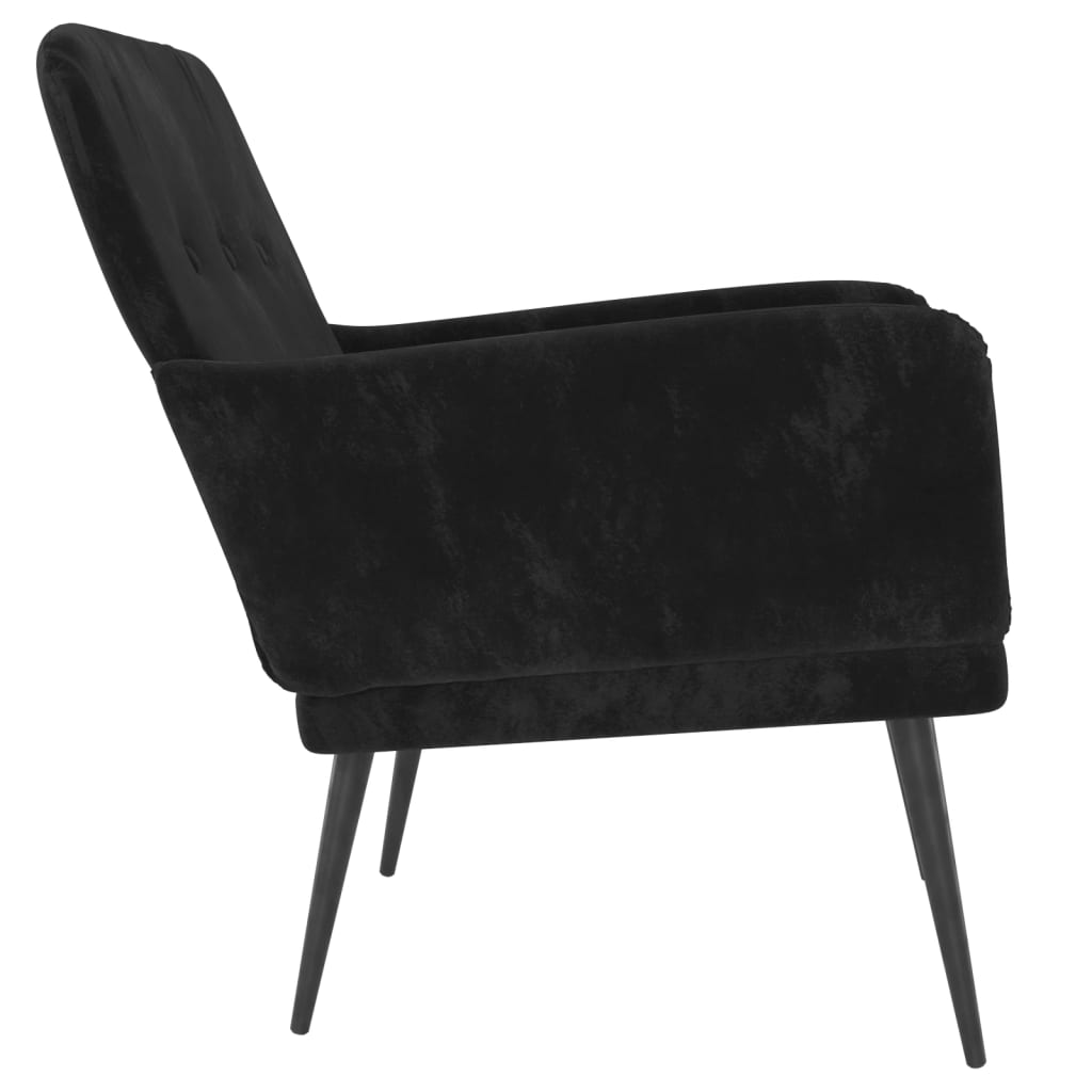 8720845676155_g_en_hd_2 vidaXL Armchair Black 62x79x79 cm Velvet - Image 4