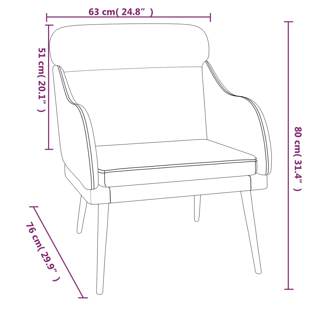 8720845676469_g_en_hd_6 vidaXL Armchair Black 63x76x80 cm Velvet - Image 8