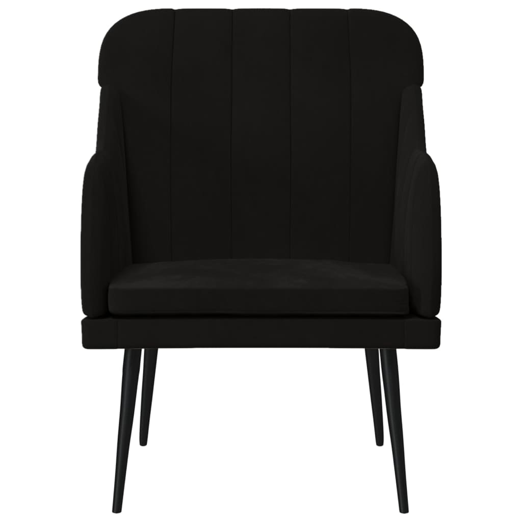 8720845676650_g_en_hd_1 vidaXL Armchair Black 63x76x80 cm Velvet - Image 3