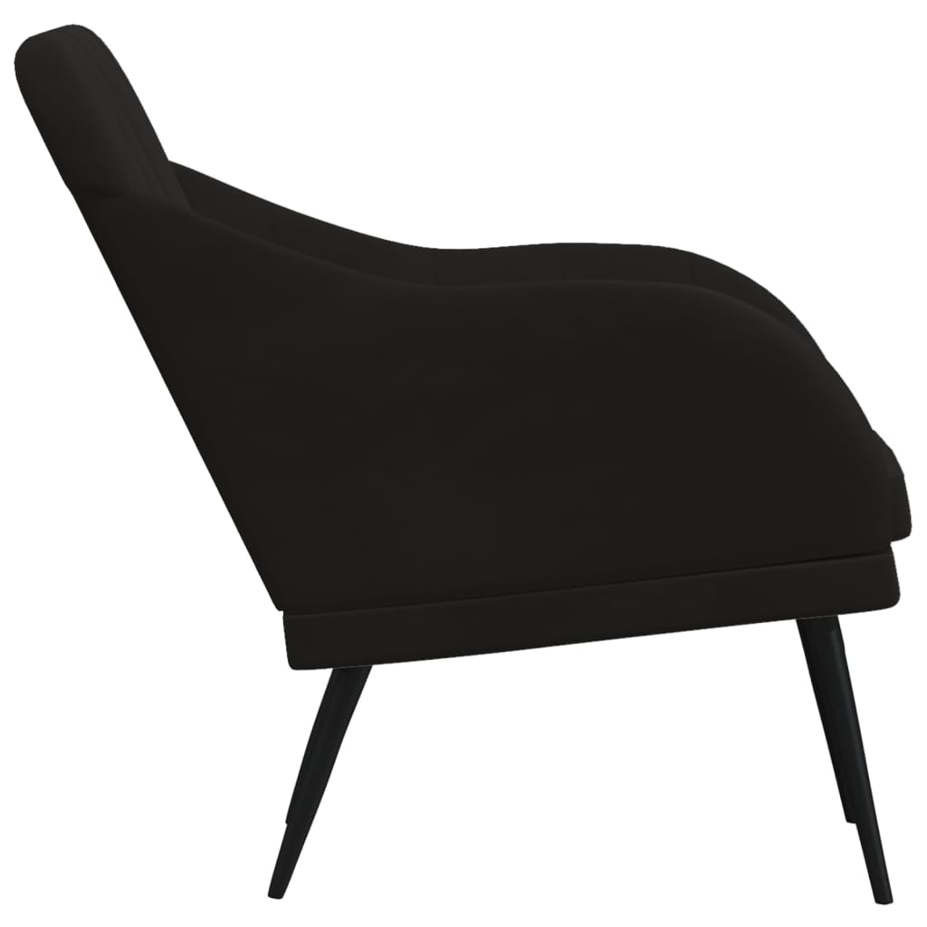 8720845676650_g_en_hd_2 vidaXL Armchair Black 63x76x80 cm Velvet - Image 4