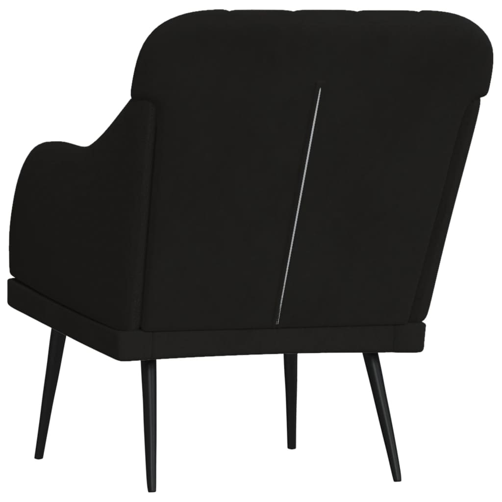 8720845676650_g_en_hd_3 vidaXL Armchair Black 63x76x80 cm Velvet - Image 5