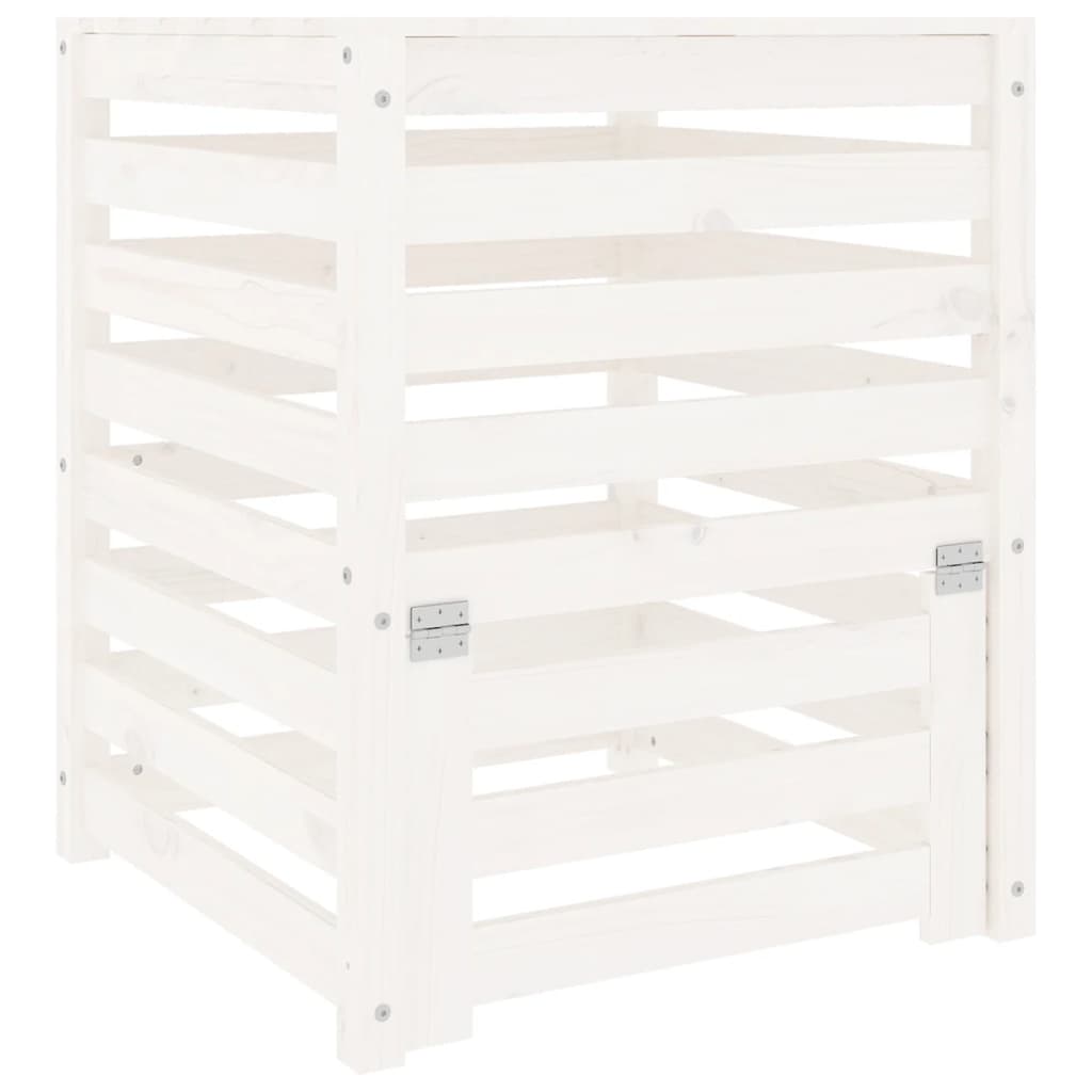 8720845677756_a_en_hd_1 vidaXL Composter White 63.5x63.5x77.5 cm Solid Wood Pine - Image 2