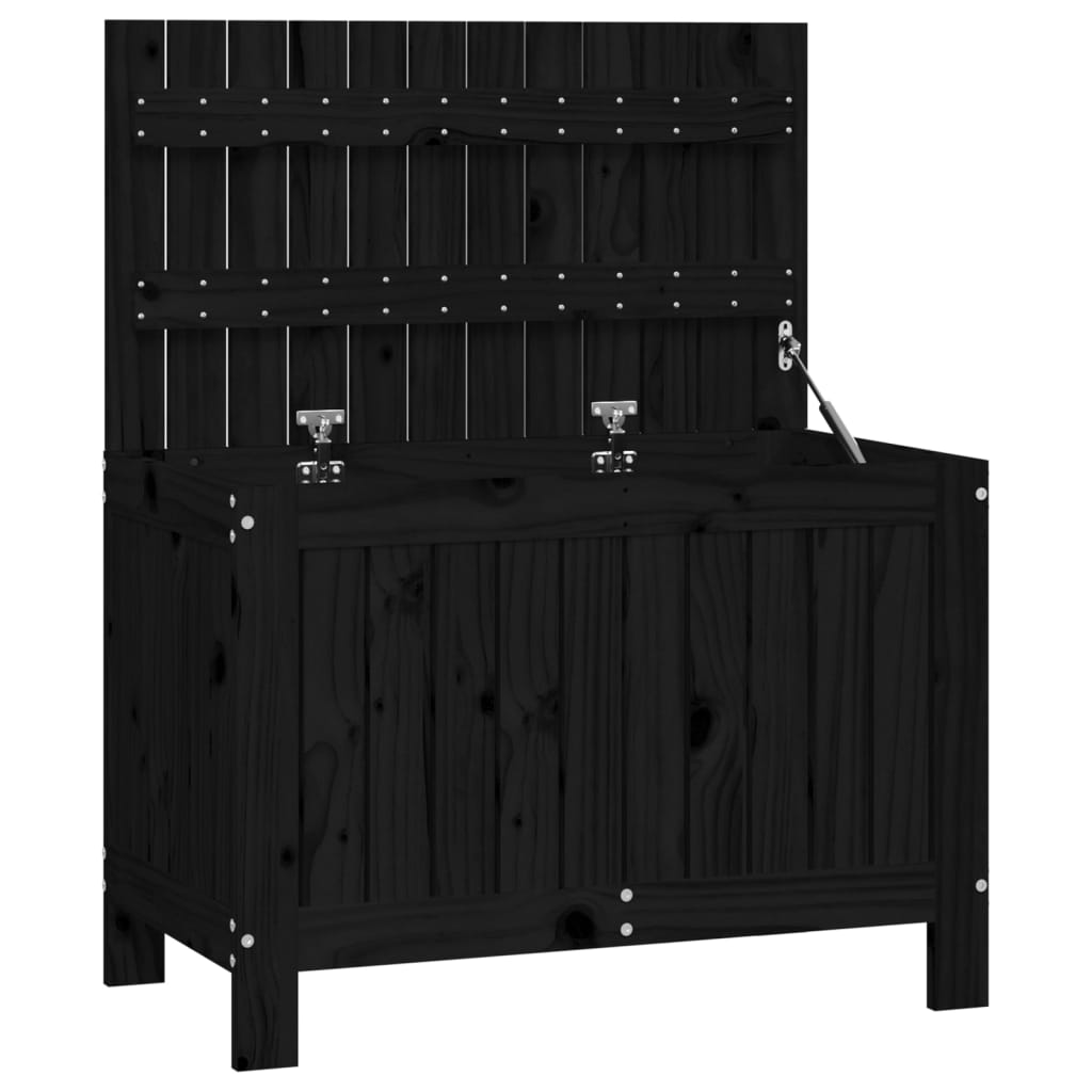 8720845677909_a_en_hd_1 vidaXL Garden Storage Box Black 76x42.5x54 cm Solid Wood Pine - Image 2