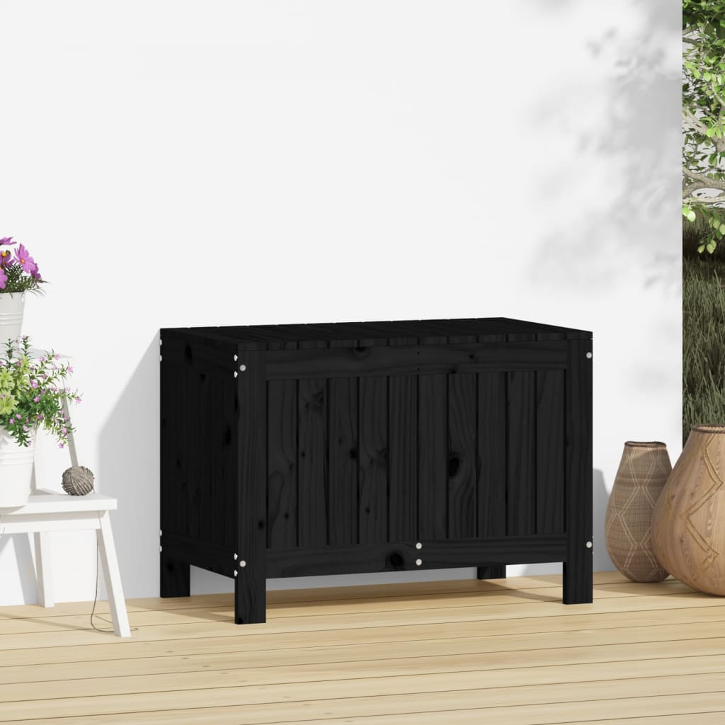 8720845677909_g_en_hd_1 vidaXL Garden Storage Box Black 76x42.5x54 cm Solid Wood Pine - Image 3