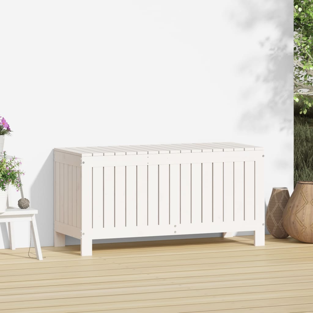 8720845677923_g_en_hd_1 vidaXL Garden Storage Box White 108x42.5x54 cm Solid Wood Pine - Image 3