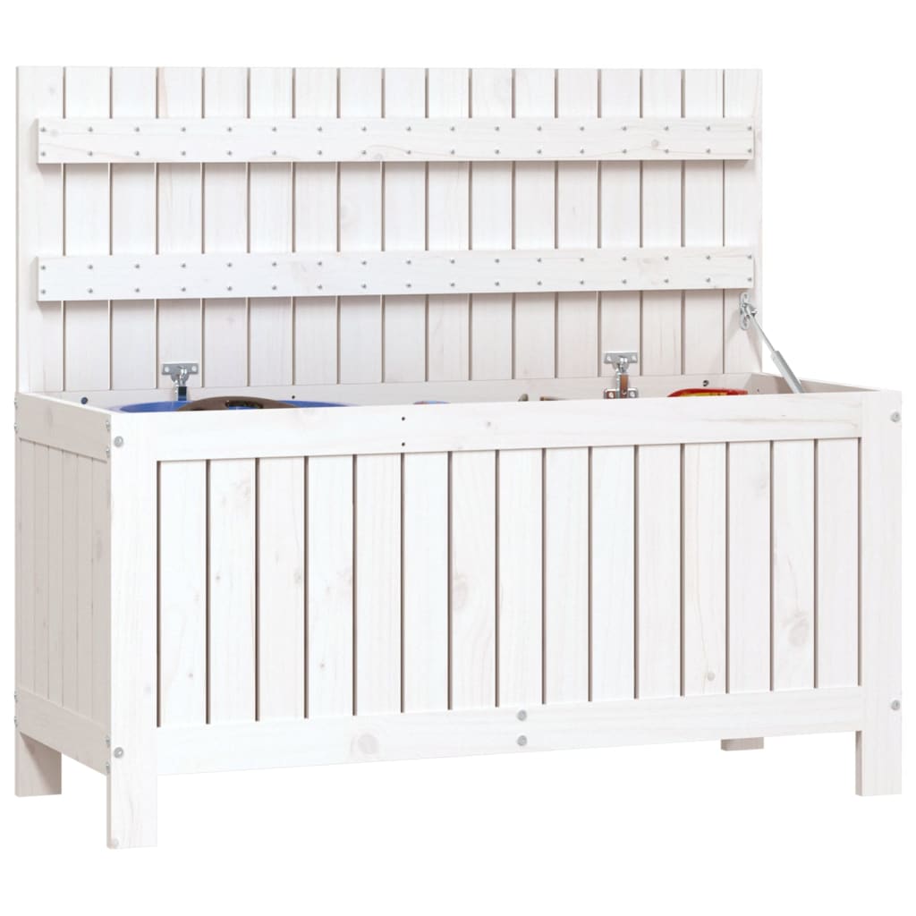 8720845677923_g_en_hd_2 vidaXL Garden Storage Box White 108x42.5x54 cm Solid Wood Pine - Image 4