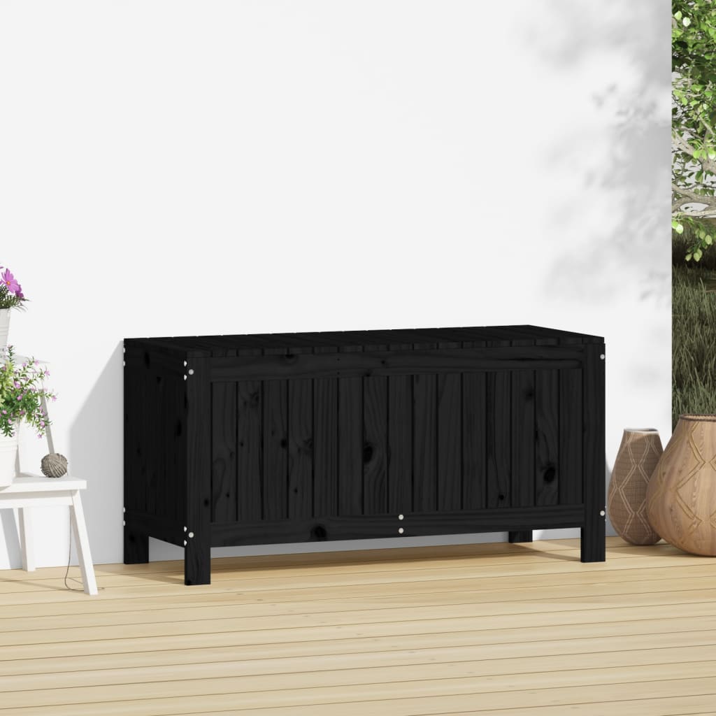 8720845677954_g_en_hd_1 vidaXL Garden Storage Box Black 108x42.5x54 cm Solid Wood Pine - Image 3