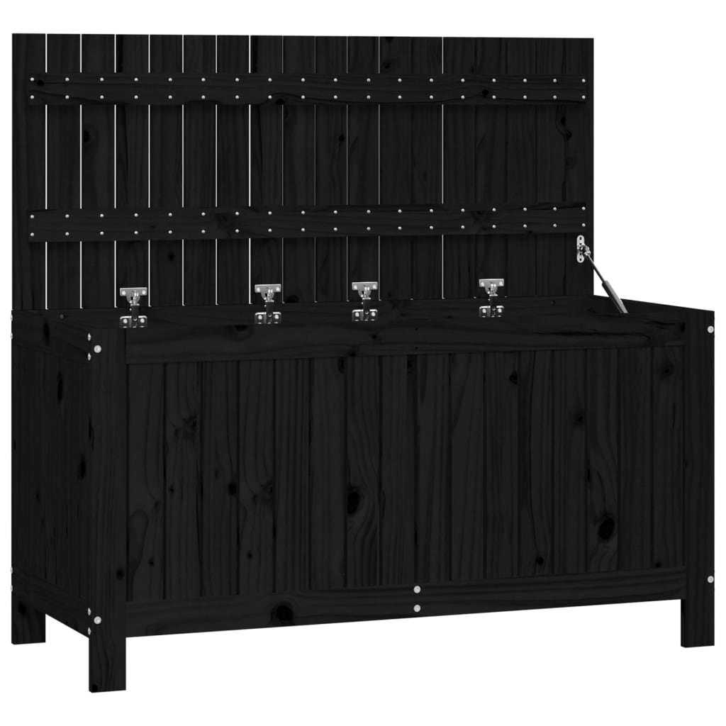 8720845678005_a_en_hd_1 vidaXL Garden Storage Box Black 115x49x60 cm Solid Wood Pine - Image 2