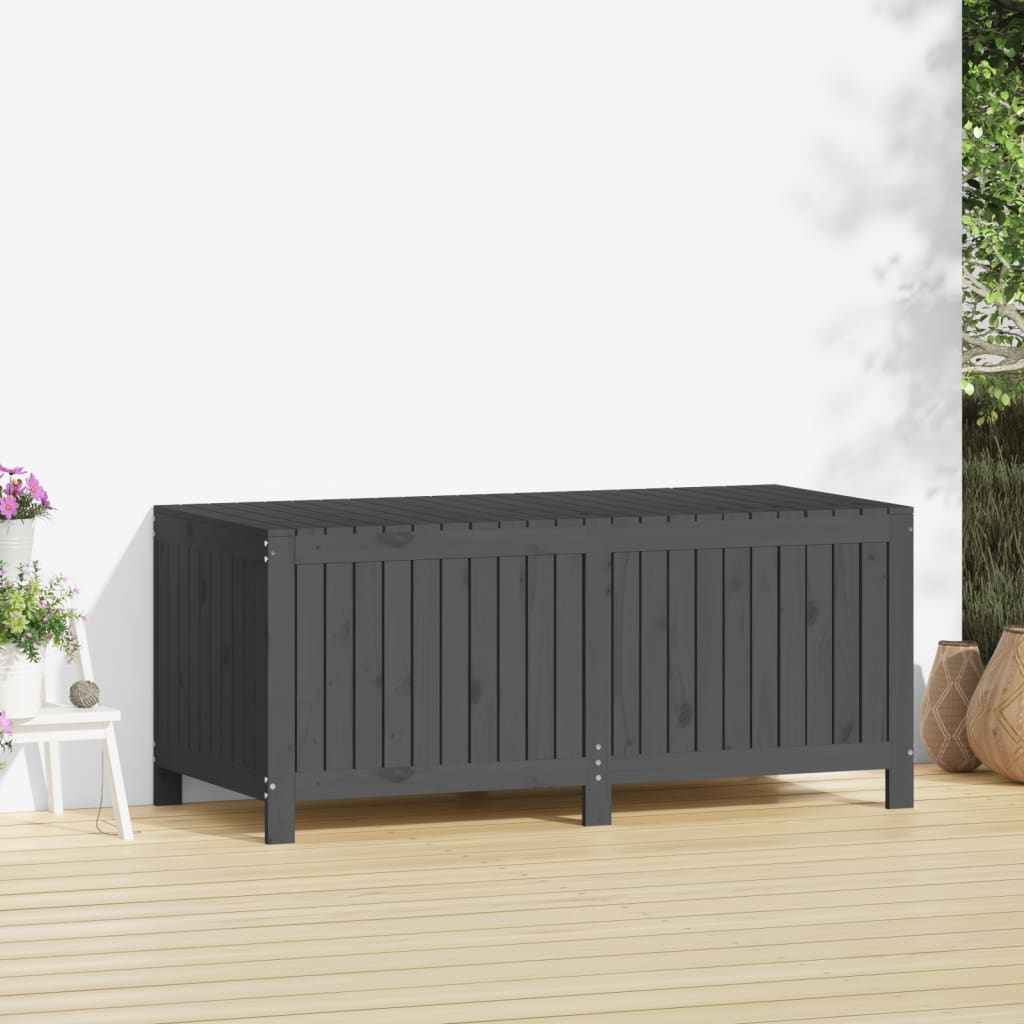 8720845678081_g_en_hd_1 vidaXL Garden Storage Box Grey 147x68x64 cm Solid Wood Pine - Image 3