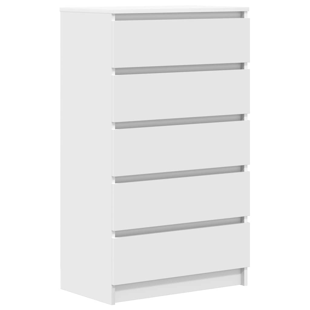 8720845679231_a_en_hd_1 vidaXL Drawer Cabinet White 60x36x103 cm Engineered Wood - Image 2