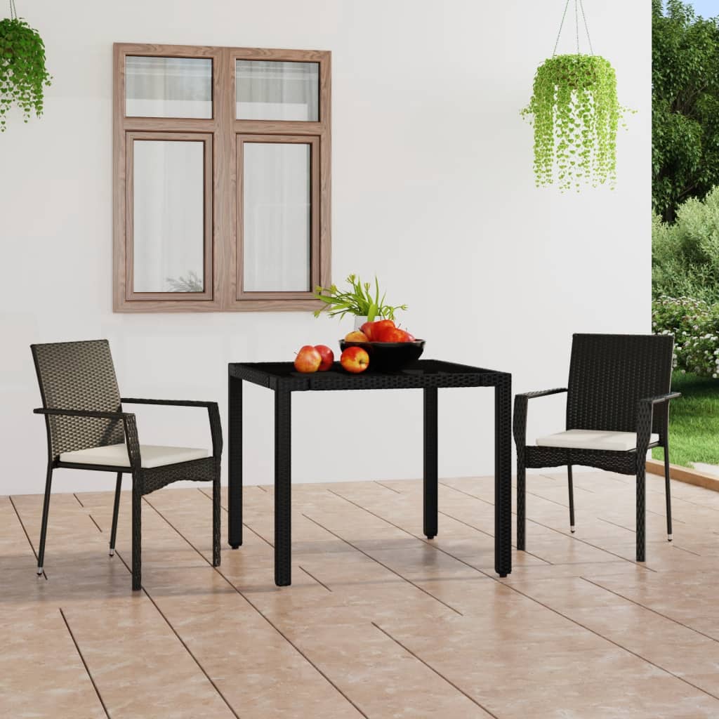 8720845679439_m_en_hd_1 vidaXL Garden Chairs with Cushions 2 pcs Poly Rattan Black - Image 1