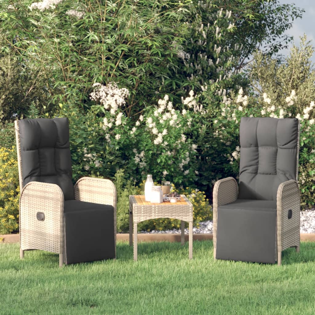 8720845679538_m_en_hd_1 vidaXL Outdoor Reclining Chairs with Cushions 2 pcs Poly Rattan Grey - Image 1