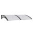 vidaXL Door Canopy Black 150x100 cm Polycarbonate - Image 2