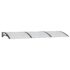 vidaXL Door Canopy Black 300x100 cm Polycarbonate - Image 2