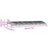 vidaXL Door Canopy Black 300x100 cm Polycarbonate - Image 7