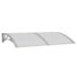 vidaXL Door Canopy Grey 150x100 cm Polycarbonate - Image 2