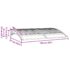 vidaXL Door Canopy Grey 150x100 cm Polycarbonate - Image 7