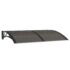 vidaXL Door Canopy Black 150x100 cm Polycarbonate - Image 2