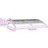 vidaXL Door Canopy Black 150x100 cm Polycarbonate - Image 7