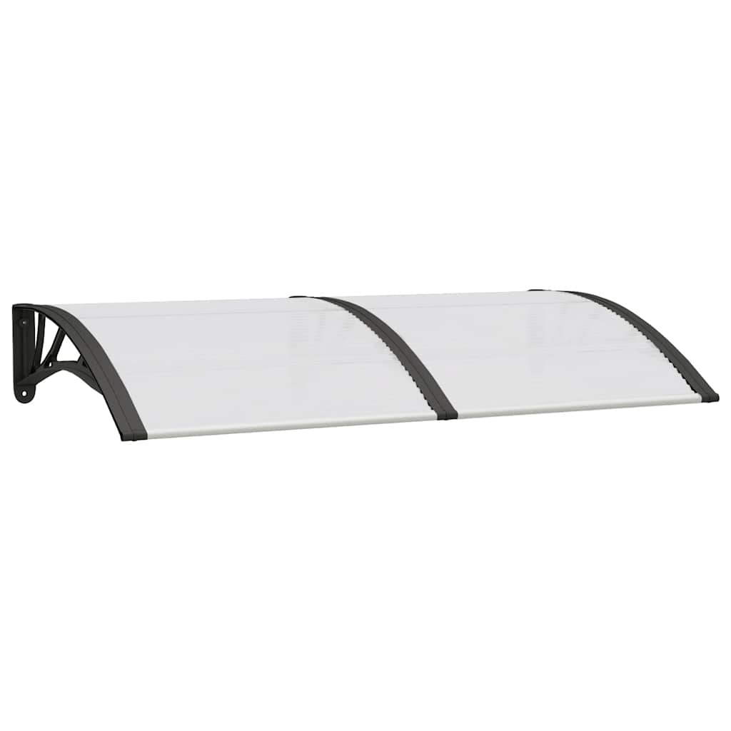 8720845680152_a_en_hd_1 vidaXL Door Canopy Black and Transparent 150x75 cm Polycarbonate - Image 2