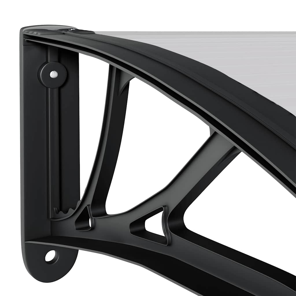 8720845680152_g_en_hd_4 vidaXL Door Canopy Black and Transparent 150x75 cm Polycarbonate - Image 6