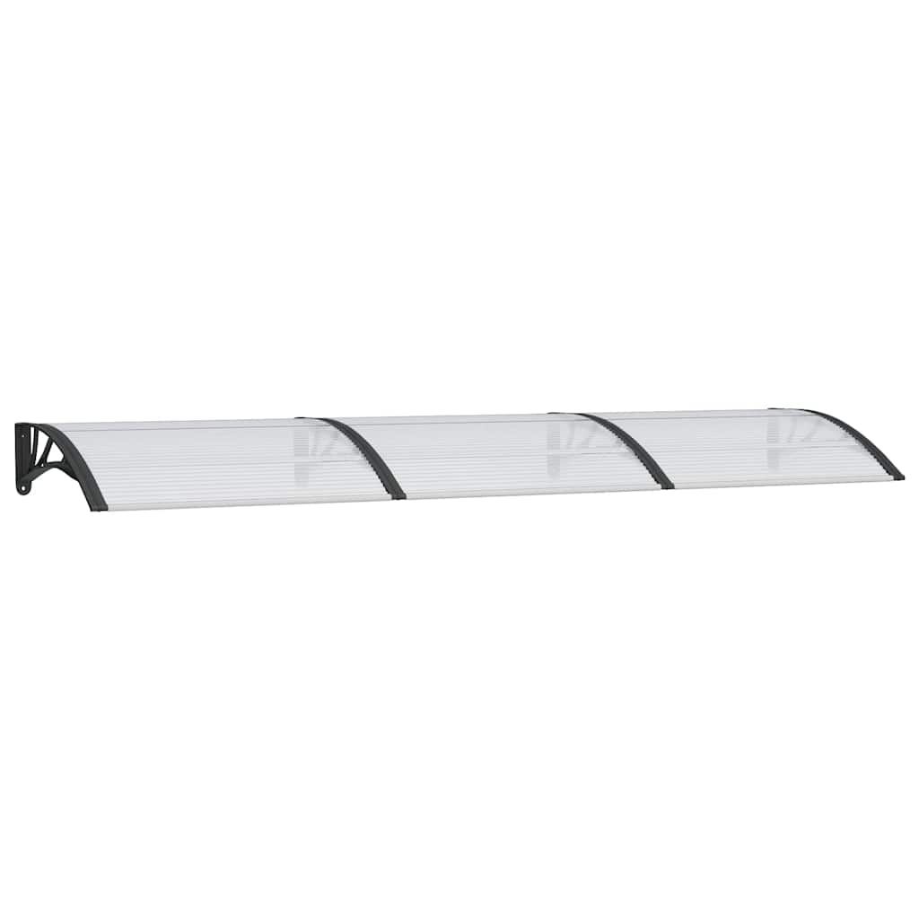 8720845680176_a_en_hd_1 vidaXL Door Canopy Black and Transparent 300x75 cm Polycarbonate - Image 2