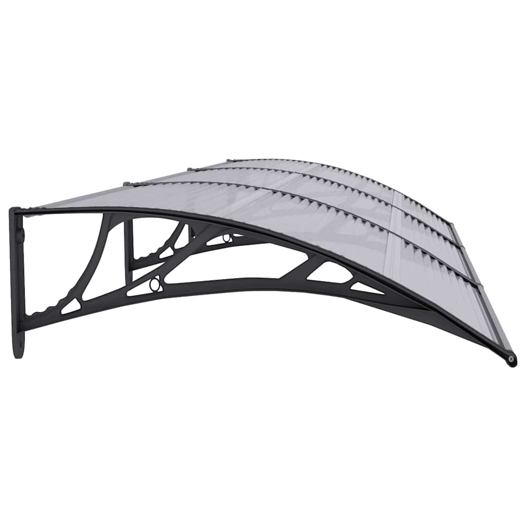 8720845680176_g_en_hd_3 vidaXL Door Canopy Black and Transparent 300x75 cm Polycarbonate - Image 5