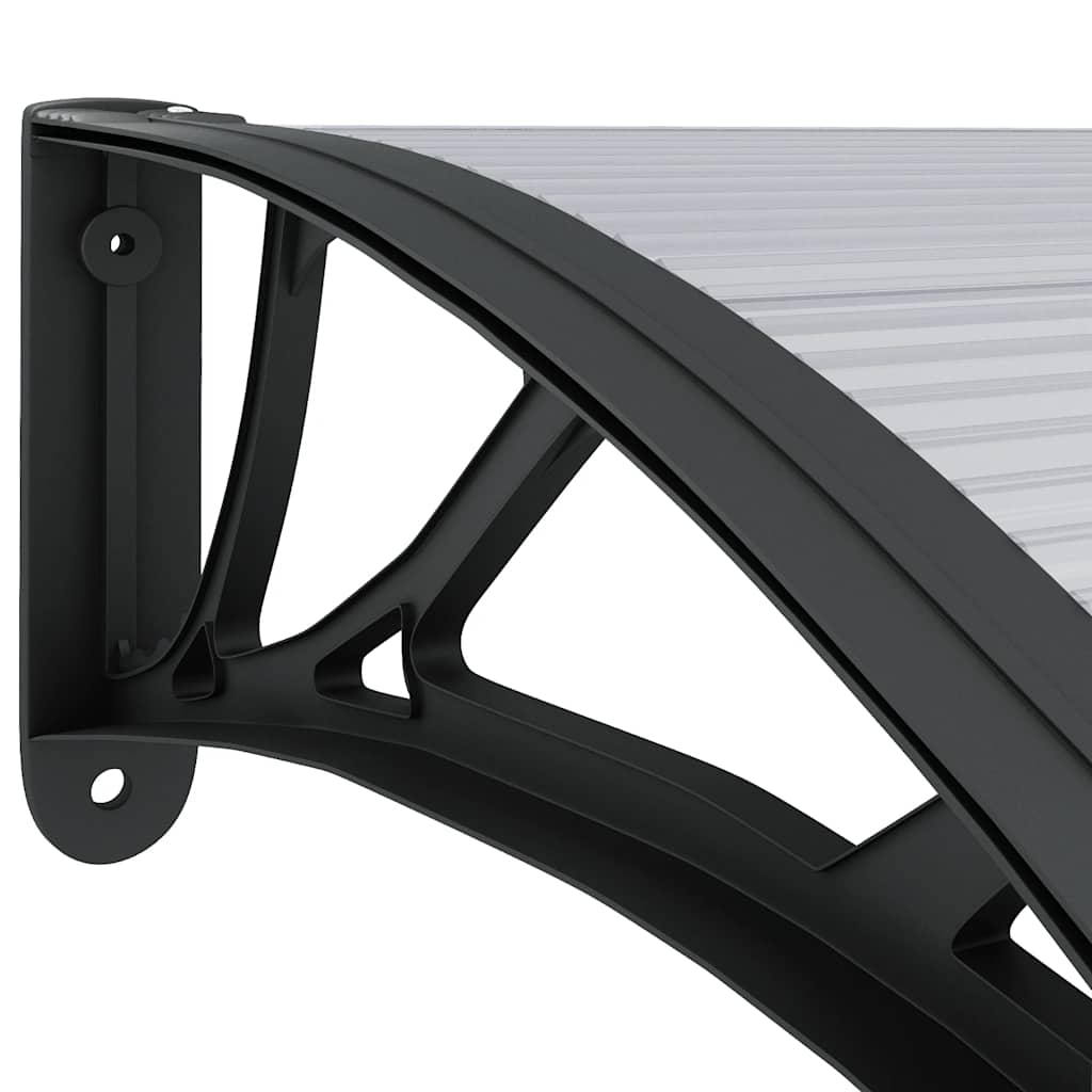 8720845680176_g_en_hd_4 vidaXL Door Canopy Black and Transparent 300x75 cm Polycarbonate - Image 6