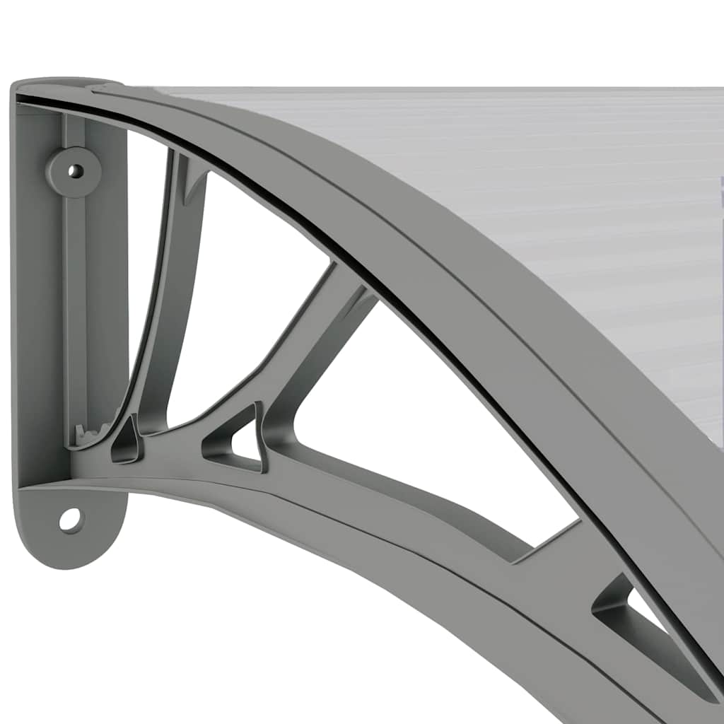 8720845680206_g_en_hd_4 vidaXL Door Canopy Grey 300x80 cm Polycarbonate - Image 6