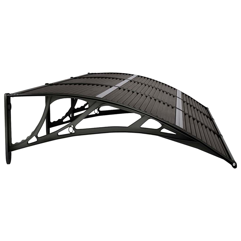 8720845680237_g_en_hd_3 vidaXL Door Canopy Black 300x75 cm Polycarbonate - Image 5