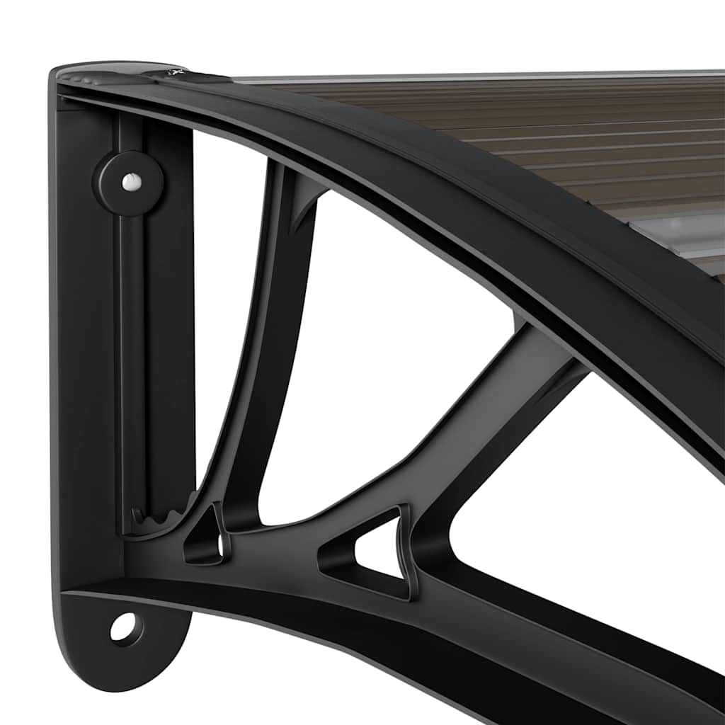 8720845680237_g_en_hd_4 vidaXL Door Canopy Black 300x75 cm Polycarbonate - Image 6