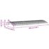 vidaXL Door Canopy Black 300x75 cm Polycarbonate - Image 7